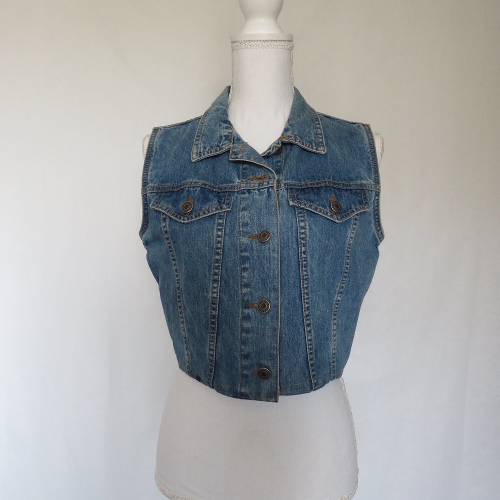 Vintage 90's Nuovo County Seat Jeanswear Vest size S